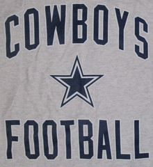 New Dallas Cowboys NFL Football tank top sleeveless shirt men’s XL gray NWT