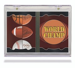 One Touch UV Card Holder – Booklet Vertical 175pt