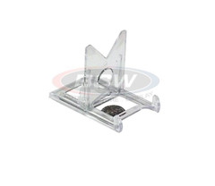 (10 Pack) BCW 2-Piece Clear Adjustable Card Stands – Put Your Cards On Display!