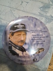 Dale Earnhardt Sr. #3 GM Goodwrench Dinner Plate 10.5 Inch Vintage