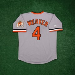 Earl Weaver Baltimore Orioles 1984 Cooperstown Grey 30th Anniv. Men’s Jersey