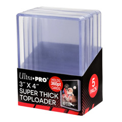 3″ x 4″ Super Thick 360PT Toploaders (5ct)