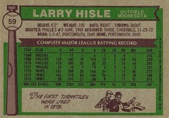 1976 Topps #59 Larry Hisle