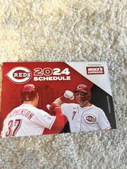 2024 Cincinnati Reds Regular Season Pocket Scedule