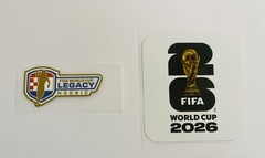Legacy Argentina Portugal World Cup Player Size Soccer Shirt Jersey Patch Badge