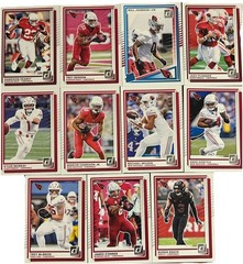 2025 Donruss Football (1-400 Set) Arizona Cardinals Team Set (11 Cards)