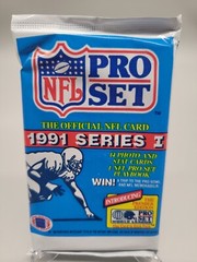 1991 PRO SET SERIES 1 I SEALED PACK ONE (1) SINGLE FOOTBALL CARDS NFL favre rc