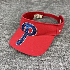 ’47 Brand MLB Philadelphia Phillies ‘Sequin Logo’ Womens Visor – OSFA, see below