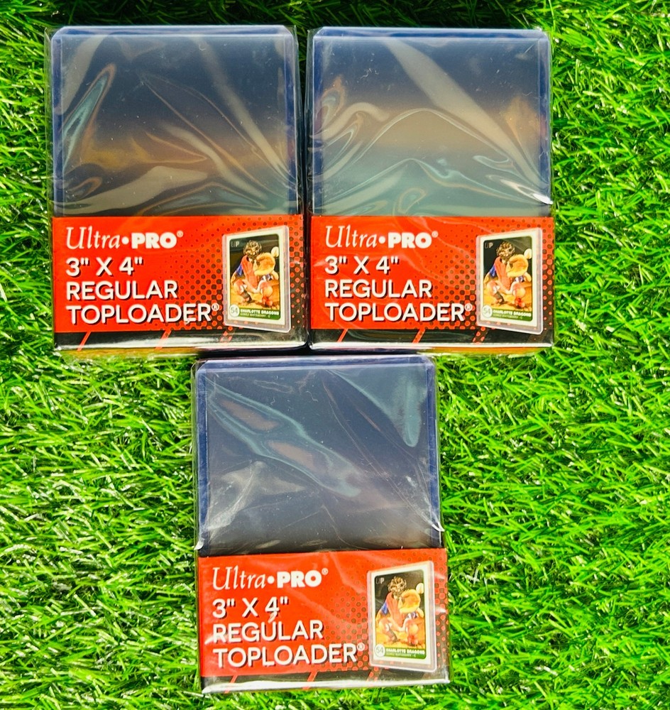 Ultra Pro Top Loaders 3×4 Regular Toploader 75 Count 3 Pack Sealed Save