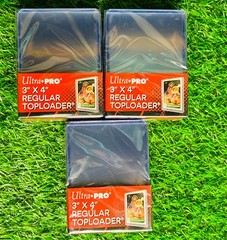 Ultra Pro Top Loaders 3×4 Regular Toploader 75 Count 3 Pack Sealed Save