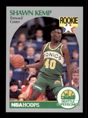 1990-91 NBA HOOPS #279 SHAWN KEMP ROOKIE RC SEATTLE SUPERSONICS