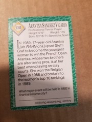 1990 Sports Illustrated for Kids Series 1 Arantxa Sanchez Vicario #130