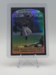 1996 Upper Deck Rock Solid Foundation Alex Rodriguez #RS1 Seattle Mariners