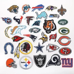 All NFL Team Logos Iron On Patches Wholesale NFL patches Lot of 32 Size Up to 3”