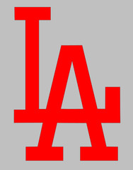 LA Dodgers Vinyl Decal Sticker – You choose color and size