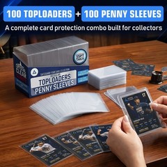 Invested Alliance 3×4 Regular 35PT Toploaders For Standard Cards – Bundle Pack