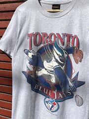 Toronto Blue Jays MLB Baseball Mascot Rare Design Ash T shirt HN6100