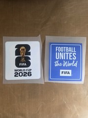 2026 FIFA World Cup Patches For Soccer/Football Jerseys Patch IronOn WHITE/BLACK
