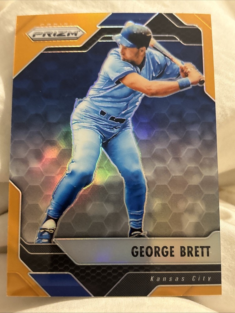 George Brett 2017 Panini Chronicles Prizm Orange /399 #40 Kansas City Royals