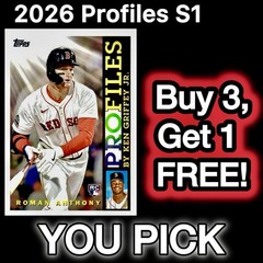 2026 Topps Series 1 – TOPPS PROFILES – You Complete Your Insert Set! U-PICK!🔥