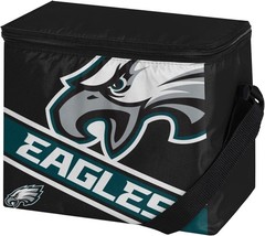 NFL Unisex-Adult NFL Team Big Logo Stripe 6 Pack Coolers