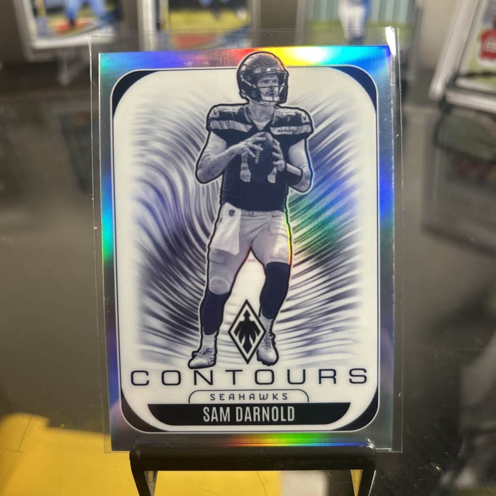 2025 Panini Phoenix #29 Sam Darnold Contours Seahawks Super Bowl Champions