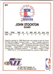 1989-90 NBA Properties John Stockton #297