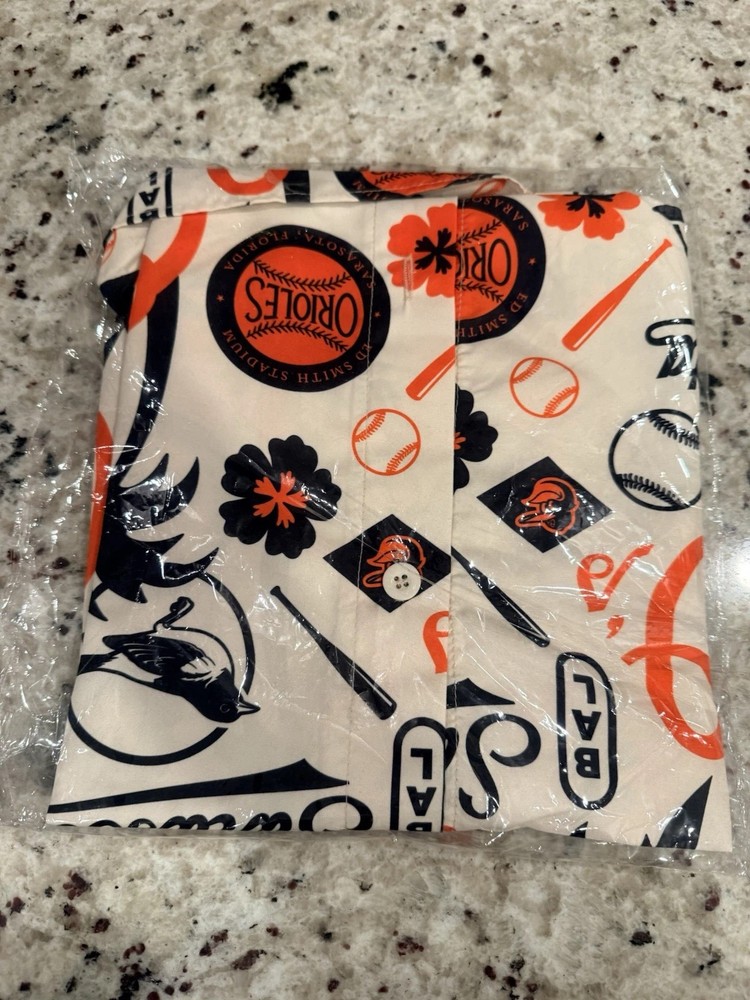 Baltimore Orioles 2026 Giveaway hawaiian shirt, SGA Sarasota Spring Training
