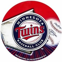 MLB Minnesota Twins – 4.5″ Round Vinyl Decal, New
