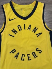 Indiana Pacers 2017-19 Statement Gold Blank Game Jersey Size M 44 Length +4