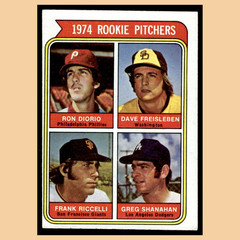 Ron Diorio Dave Freisleben Frank Riccelli Greg Shanahan Rookie #599 1974 Topps