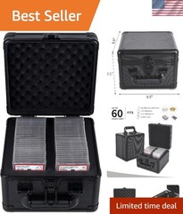 Collectible Storage Box for 60+ Graded Cards – Shockproof & Dustproof Design