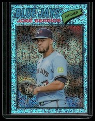 2026 Topps Heritage #56 José Berríos Chrome Light Blue Sparkle Refractors