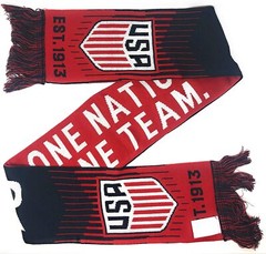 USA Soccer Scarf, Licensed US Soccer National Team Scarf