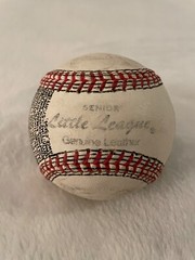 RARE GEORGE SOSNAK ROGER MARIS 61 HOMERUN UNFINISHED BASEBALL !