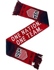 USA Soccer Scarf, Licensed US Soccer National Team Scarf