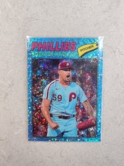 2026 Topps Heritage Chrome Blue Sparkle #14 Jhoan Duran, Philadelphia Phillies