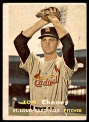 1957 Topps #359 TOM CHENEY St. Louis Cardinals VGEX
