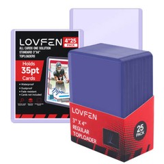 35PT 100/200/500/1000CT 3″x4″ Toploaders, 25/50/100Pack One Touch Card Holder,