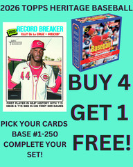 2026 Topps Heritage ⚾ BASE SINGLES #1-250 ⚾ You Pick & Complete Your Set! 🔥