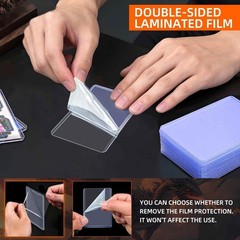 2026 Version 100ct 3×4 Laminated Toploaders & 100 Sleeves For 35pt Trading Cards