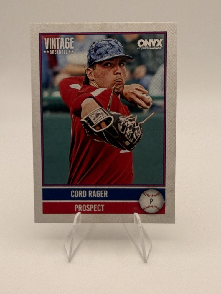 2026 Onyx Vintage Cord Rager #OV-CORA Oklahoma Sooners Base Card
