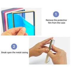 5PCS Magnetic Metal Slabs Protector for PSA Graded Cards Stackable Case Sleeves