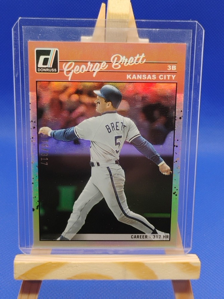 2023 Panini Donruss – Retro 1990 George Brett #284 Career Stat Line /317