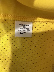 Indiana Pacers 2017-19 Statement Gold Blank Game Jersey Size M 44 Length +4