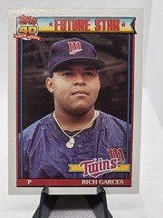 1991 Topps Desert Shield #594 Rich Garces Minnesota Twins NRMT D
