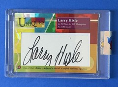 2025 Historic Autographs Uniques Larry Hisle Cut Auto 1/1