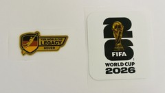 Legacy Argentina Portugal World Cup Player Size Soccer Shirt Jersey Patch Badge