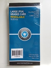 CSP *Large* PSA Graded Card Sleeves 50ct NIP 4 Mil Resealable 4 19/32″x7 7/16″ *