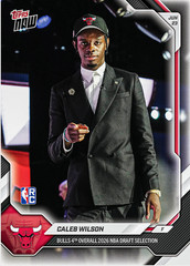 2025-26 Topps Now NBA Draft 4th Overall #CWIL Caleb Wilson RC Rookie PRESALE